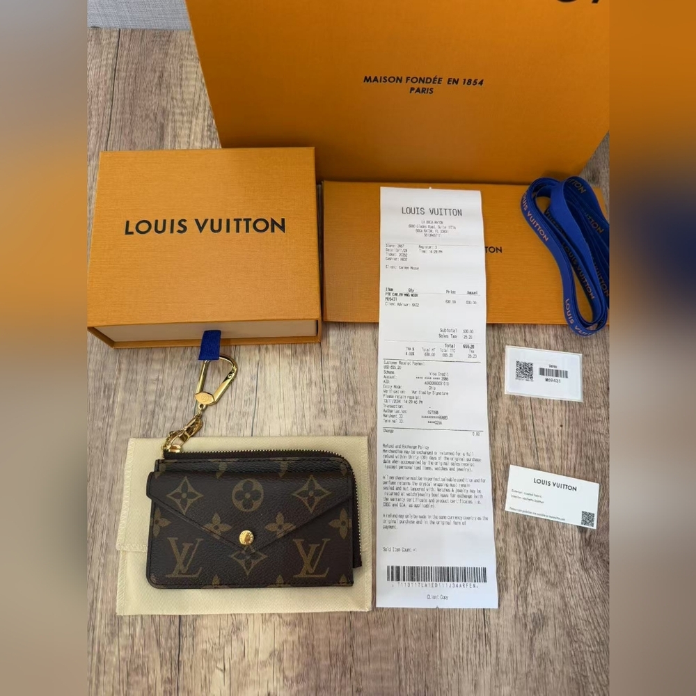 Louis Vuitton Card Holder Recto Verso